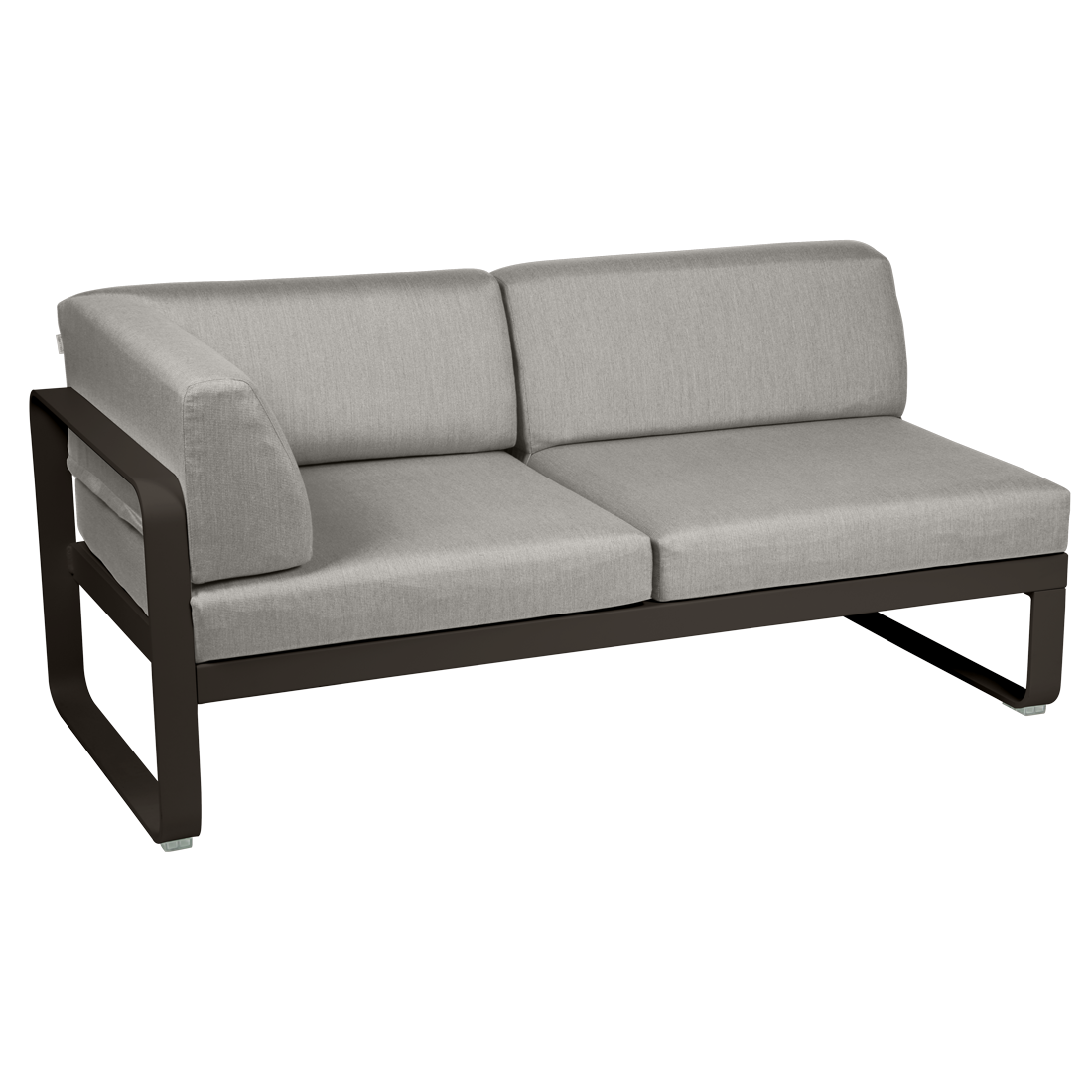 BELLEVIE 2-SEATER LEFT CORNER MODULE-TAUPE GREY CUSHION
