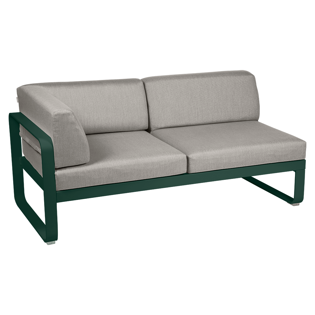 BELLEVIE 2-SEATER LEFT CORNER MODULE-TAUPE GREY CUSHION