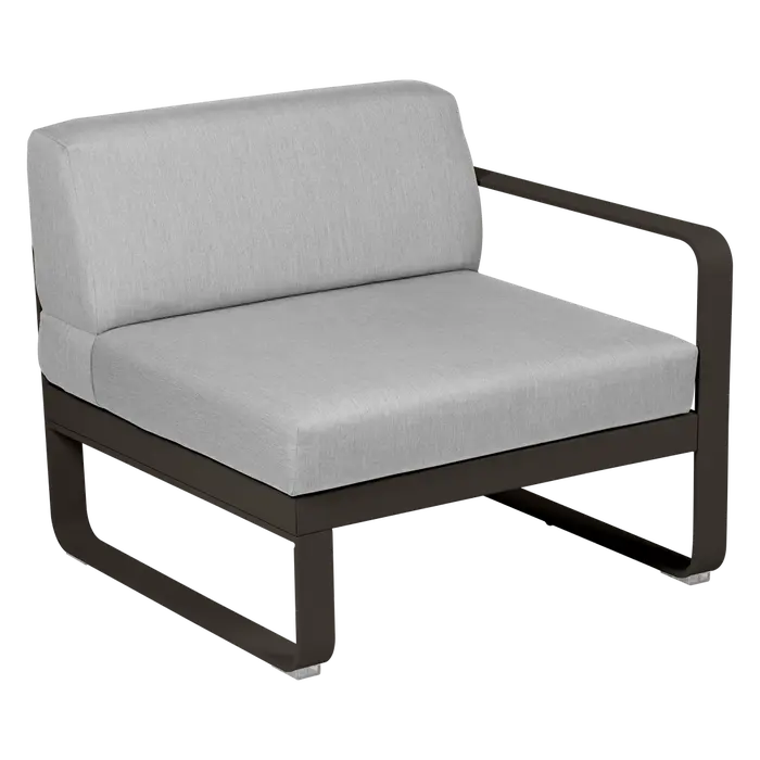 BELLEVIE 1-SEATER RIGHT MODULE-FLANNEL GREY CUSHION