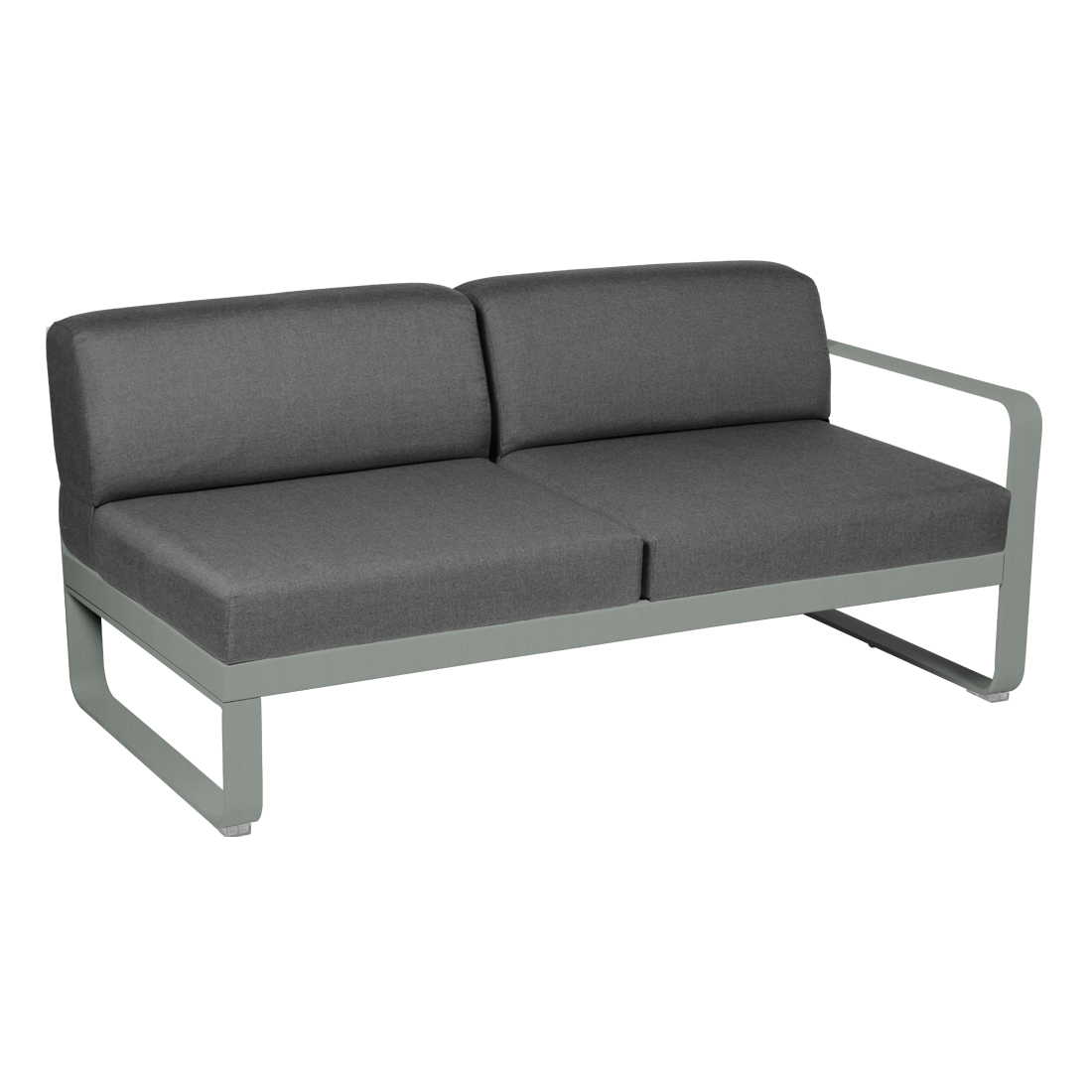 BELLEVIE 2-SEATER RIGHT MODULE-GRAPHITE GREY CUSHION