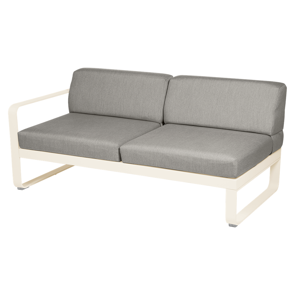 BELLEVIE 2-SEATER LEFT MODULE-TAUPE GREY CUSHION