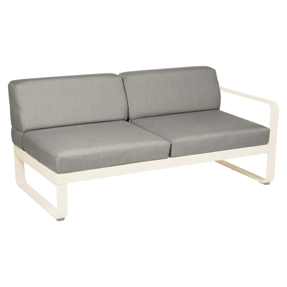 BELLEVIE 2-SEATER RIGHT MODULE-TAUPE GREY CUSHION