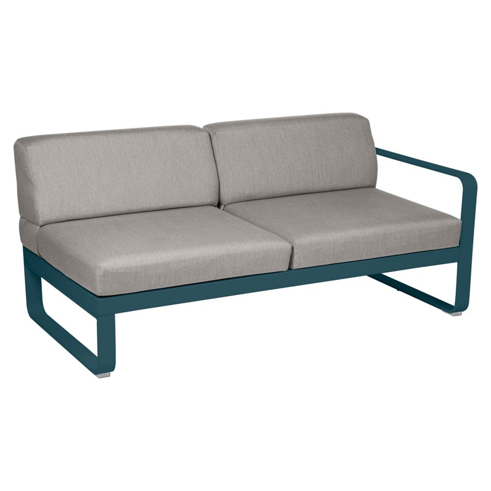 BELLEVIE 2-SEATER RIGHT MODULE-TAUPE GREY CUSHION