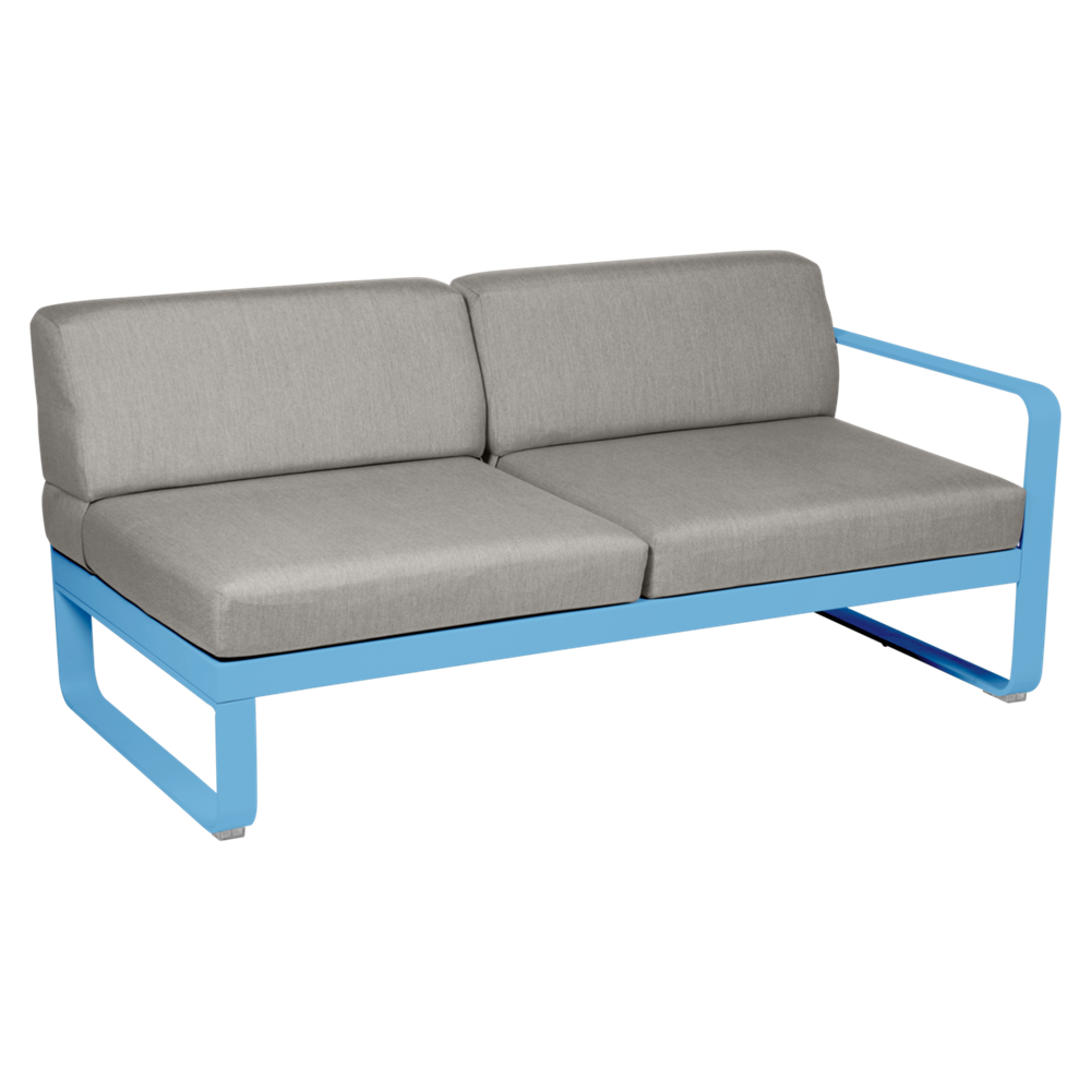 BELLEVIE 2-SEATER RIGHT MODULE-TAUPE GREY CUSHION