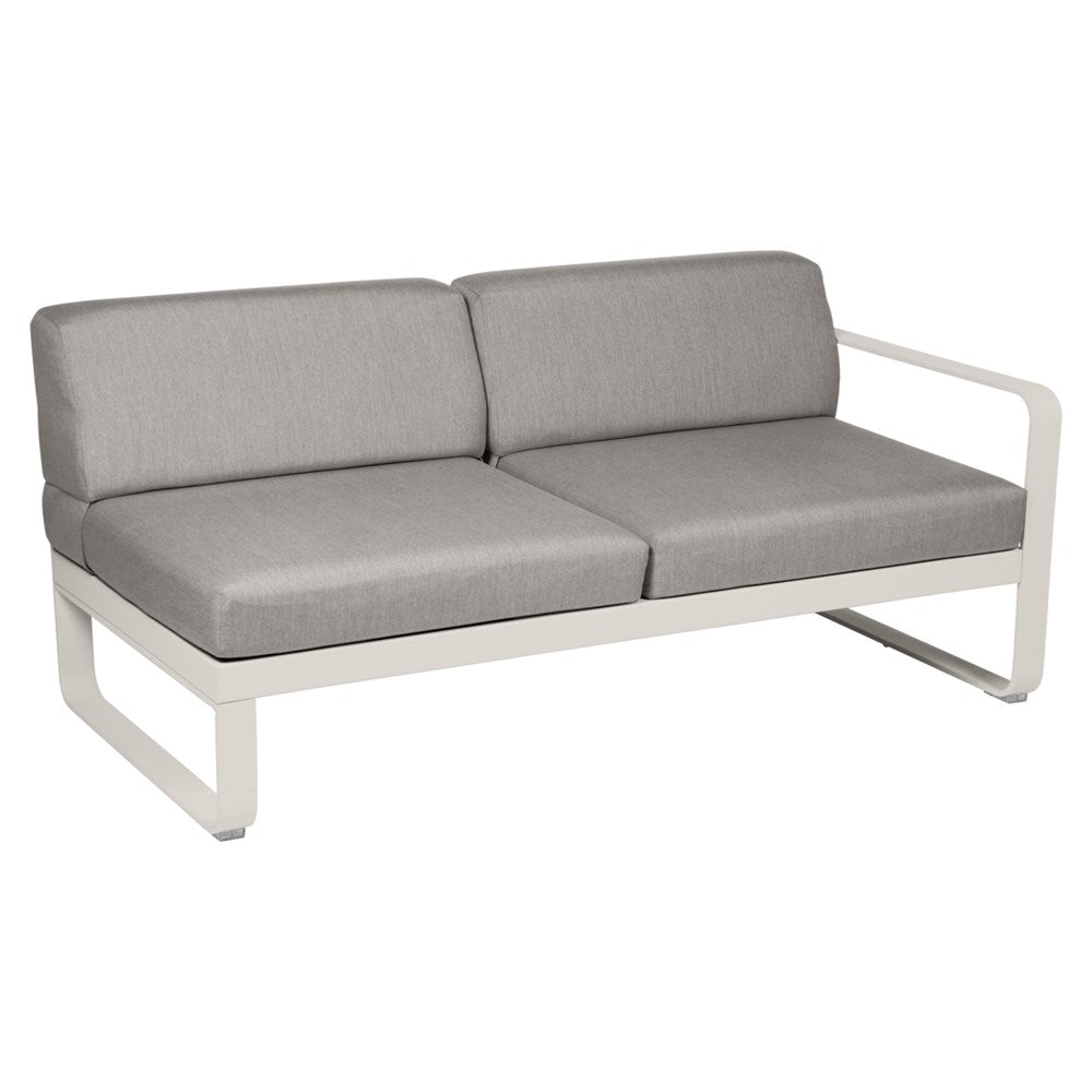 BELLEVIE 2-SEATER RIGHT MODULE-TAUPE GREY CUSHION