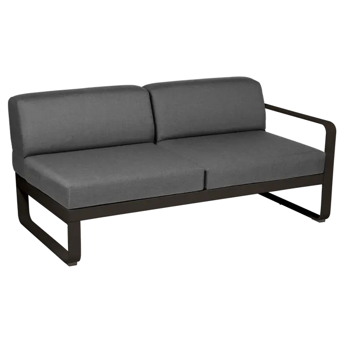 BELLEVIE 2-SEATER RIGHT MODULE-GRAPHITE GREY CUSHION