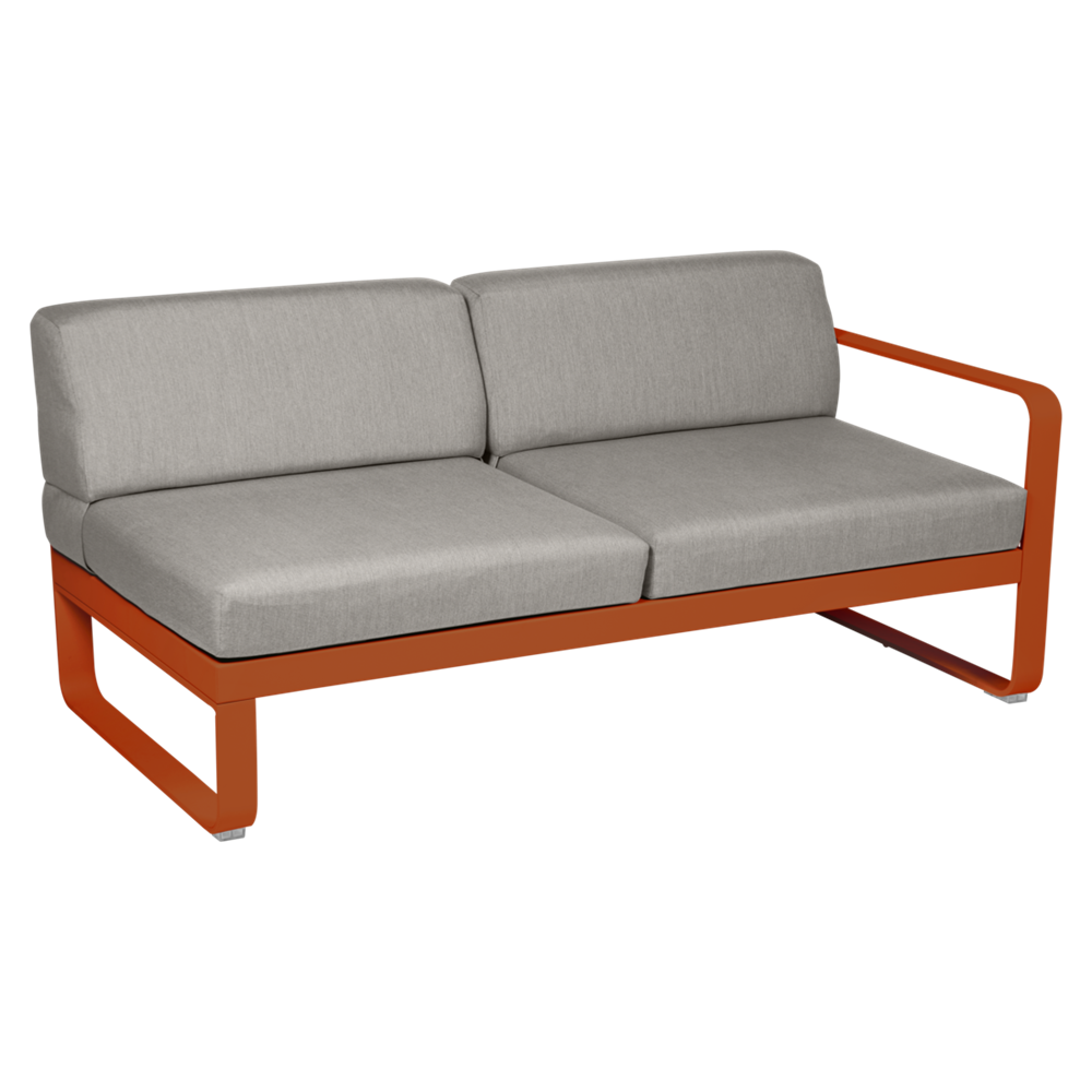 BELLEVIE 2-SEATER RIGHT MODULE-TAUPE GREY CUSHION
