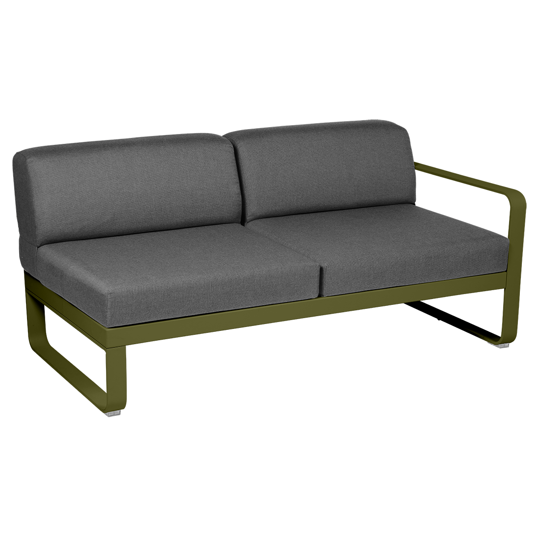 BELLEVIE 2-SEATER RIGHT MODULE-GRAPHITE GREY CUSHION