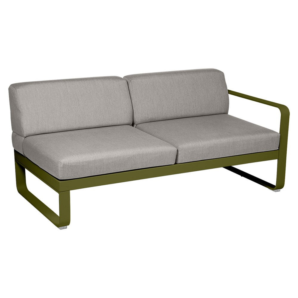 BELLEVIE 2-SEATER RIGHT MODULE-TAUPE GREY CUSHION