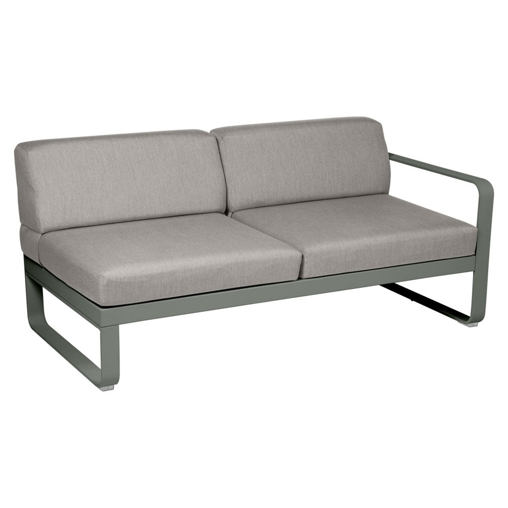 BELLEVIE 2-SEATER RIGHT MODULE-TAUPE GREY CUSHION