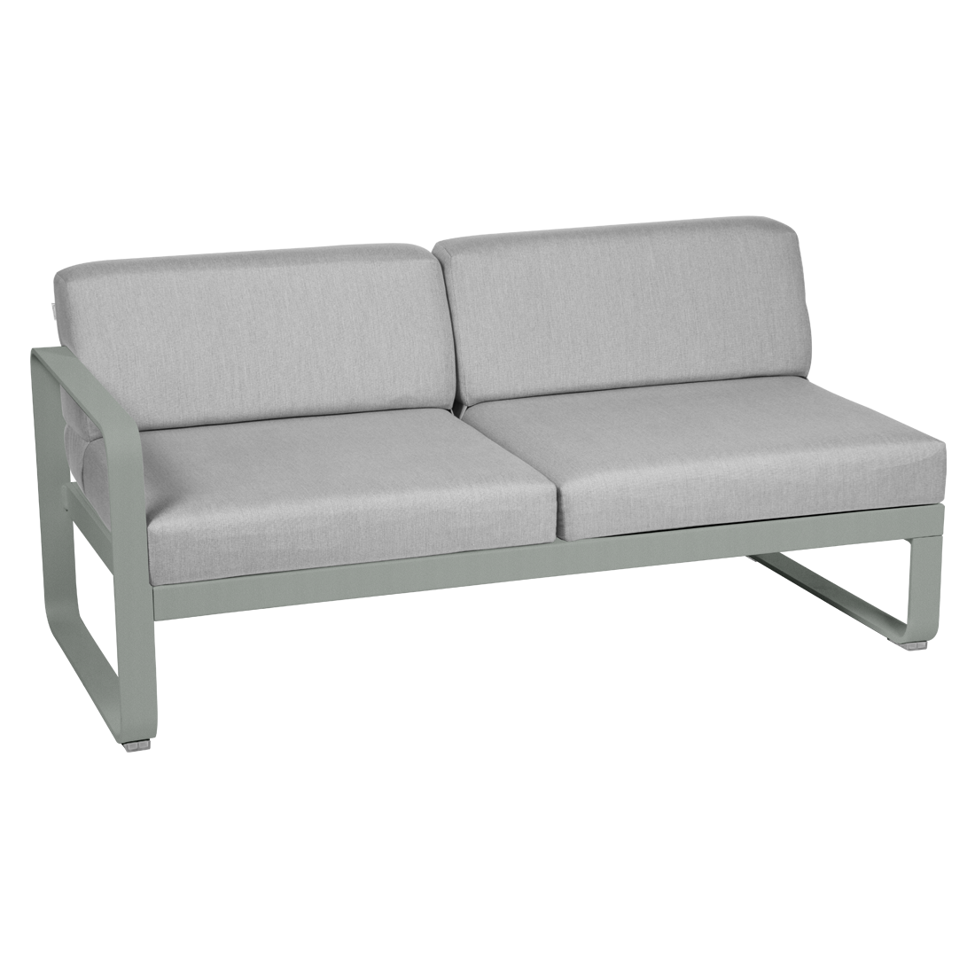 BELLEVIE 2-SEATER LEFT MODULE-FLANNEL GREY CUSHION