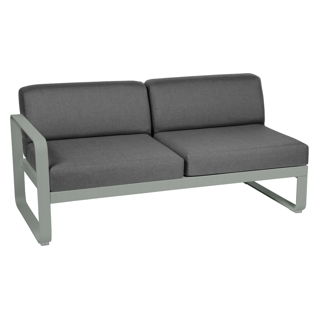 BELLEVIE 2-SEATER LEFT MODULE-GRAPHITE GREY CUSHION