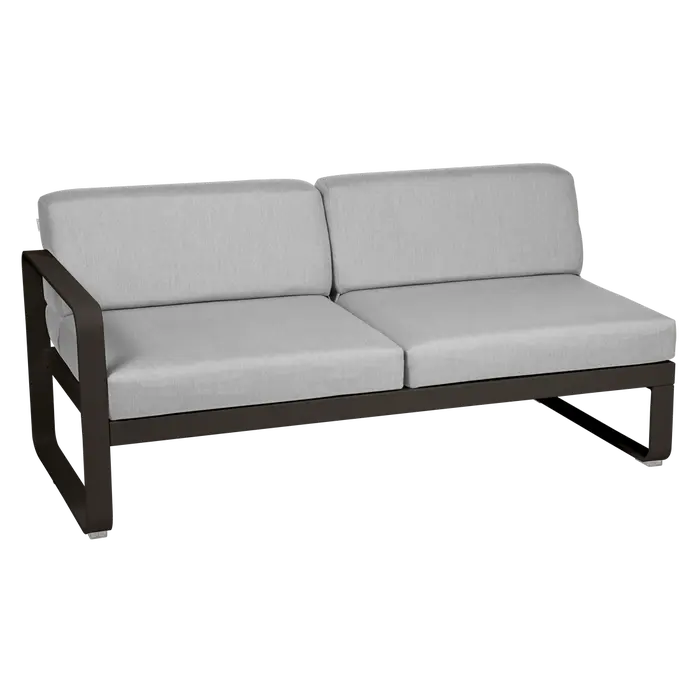 BELLEVIE 2-SEATER LEFT MODULE-FLANNEL GREY CUSHION
