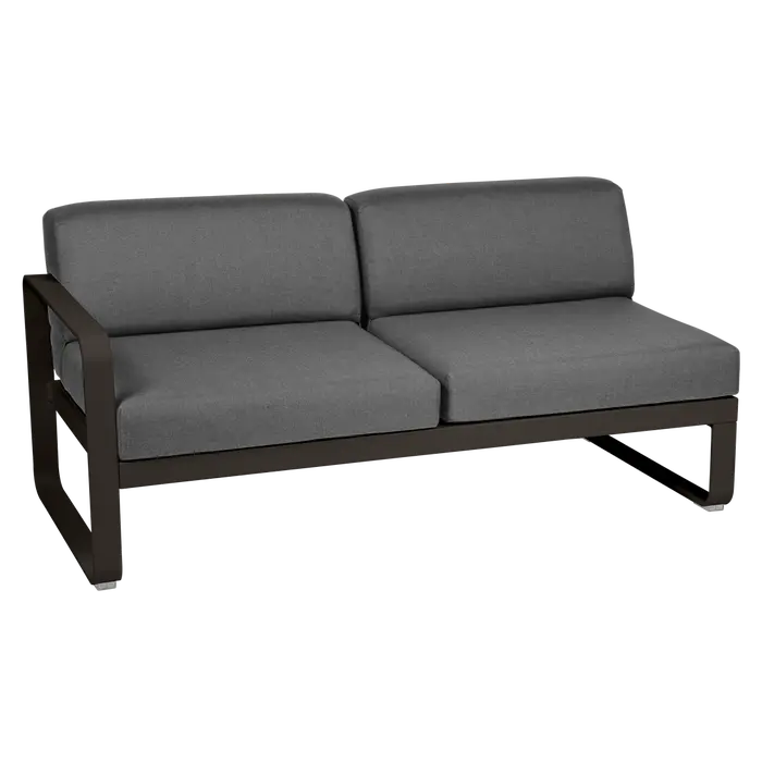 BELLEVIE 2-SEATER LEFT MODULE-GRAPHITE GREY CUSHION