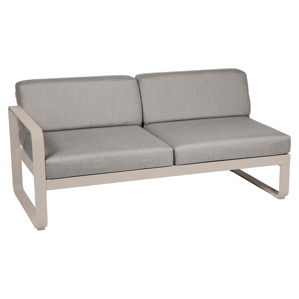 BELLEVIE 2-SEATER LEFT MODULE-TAUPE GREY CUSHION