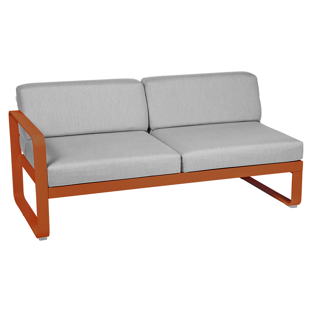 BELLEVIE 2-SEATER LEFT MODULE-FLANNEL GREY CUSHION