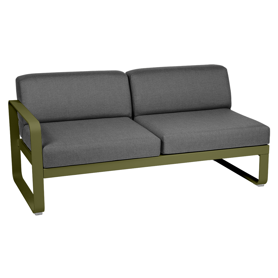 BELLEVIE 2-SEATER LEFT MODULE-GRAPHITE GREY CUSHION