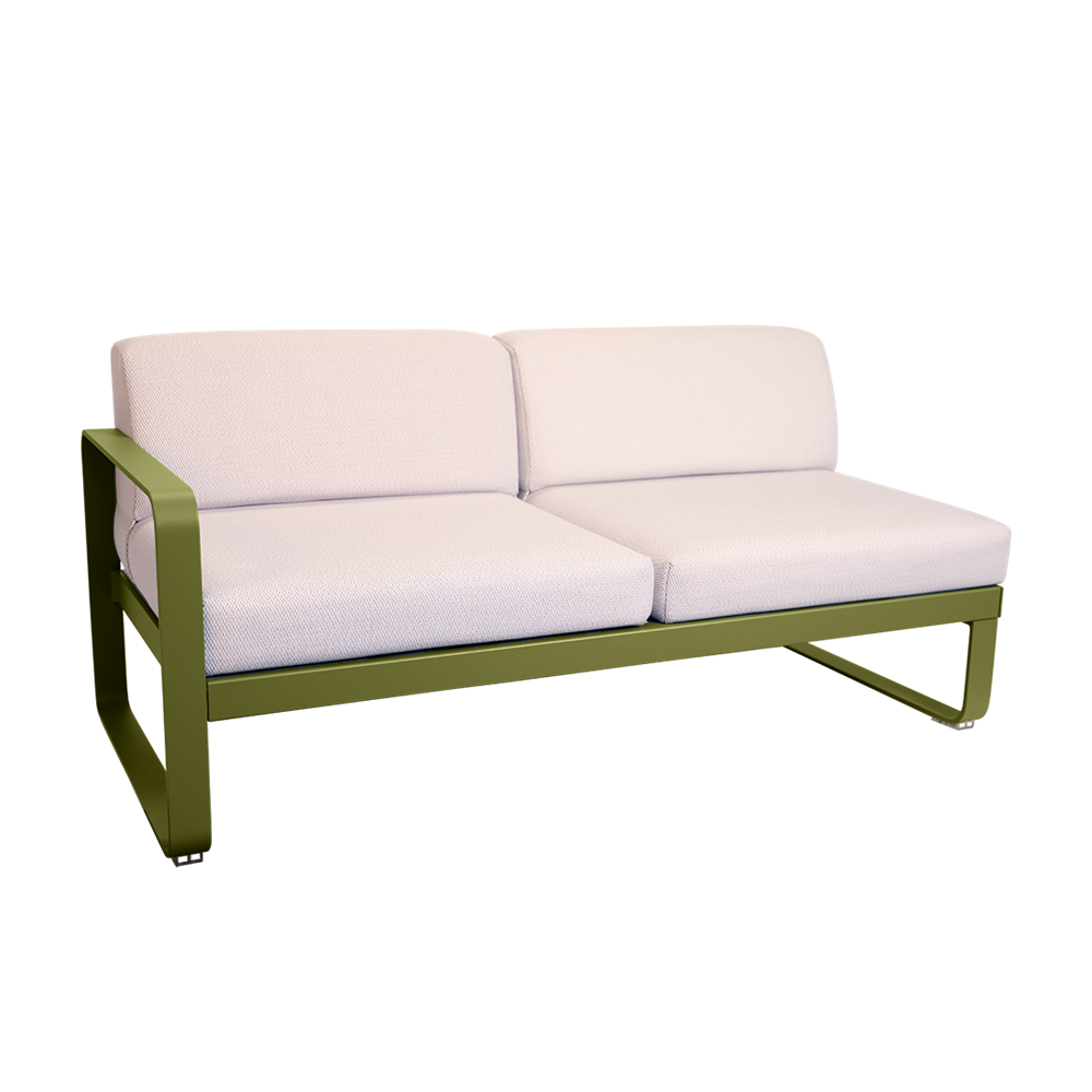 BELLEVIE 2-SEATER LEFT MODULE-PEARL CUSHION