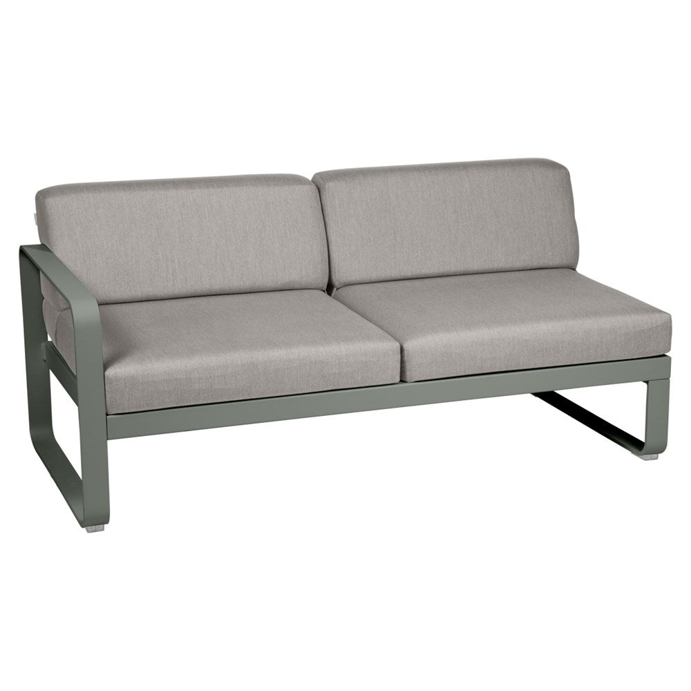 BELLEVIE 2-SEATER LEFT MODULE-TAUPE GREY CUSHION