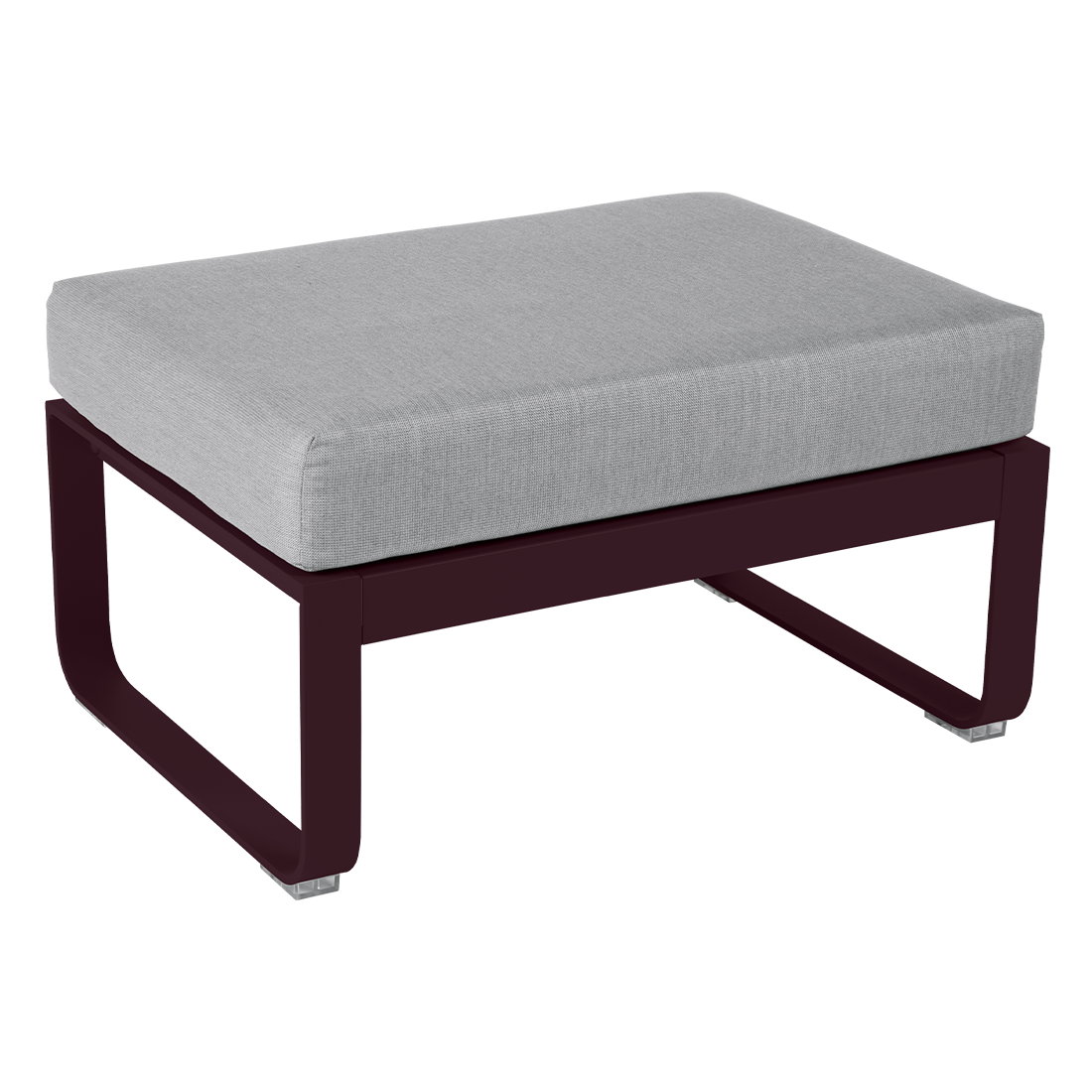 BELLEVIE 1-SEATER OTTOMAN-FLANNEL GREY CUSHION