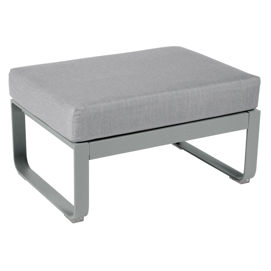 BELLEVIE 1-SEATER OTTOMAN-FLANNEL GREY CUSHION