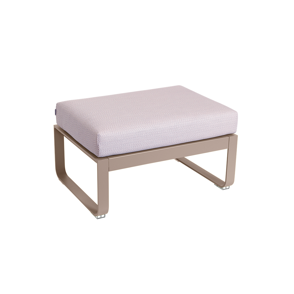 BELLEVIE 1-SEATER OTTOMAN-PEARL CUSHION