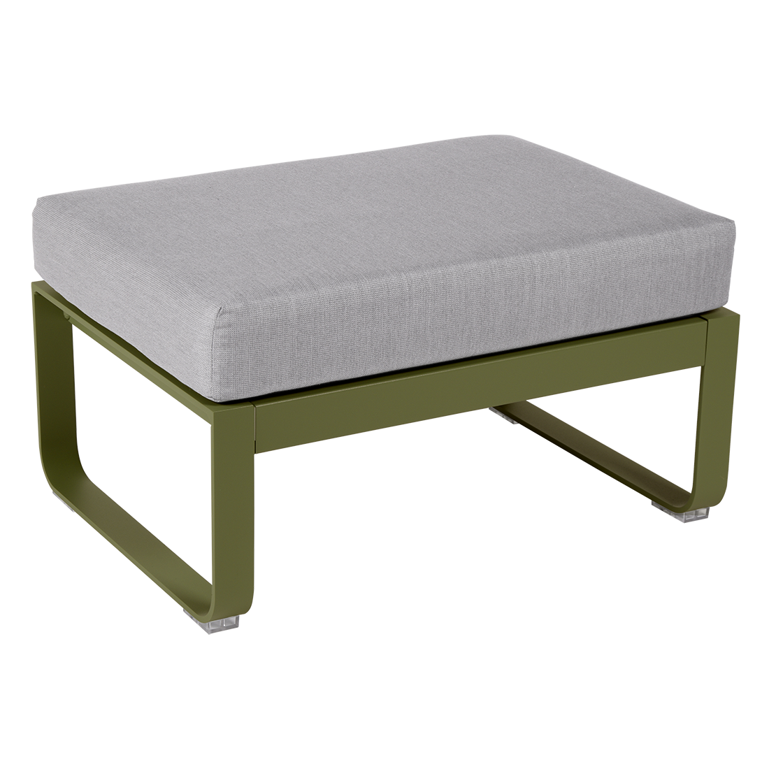 BELLEVIE 1-SEATER OTTOMAN-FLANNEL GREY CUSHION