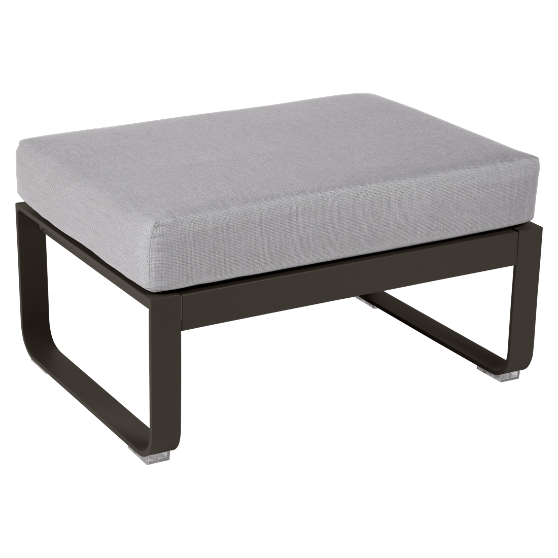 BELLEVIE 1-SEATER OTTOMAN-GREY TAUPE