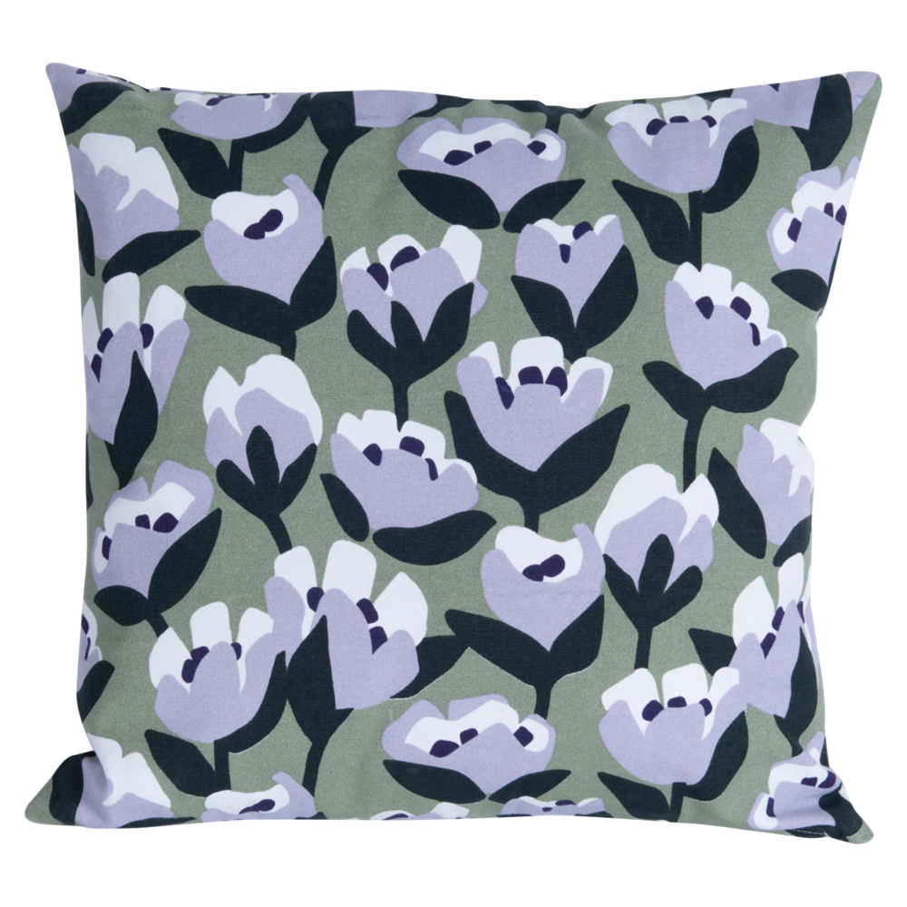 BOUQUET SAUVAGE TULIPE CUSHION 44x44cm