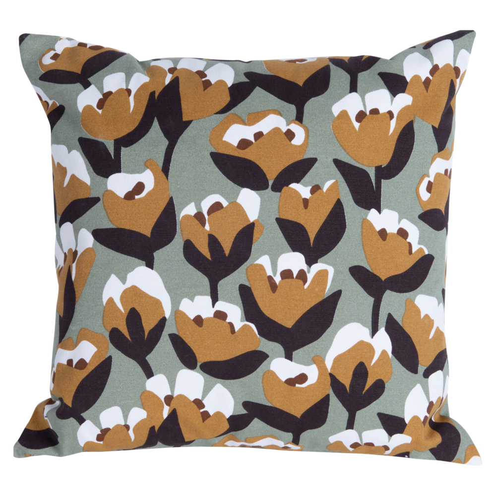 BOUQUET SAUVAGE TULIPE CUSHION 44x44cm