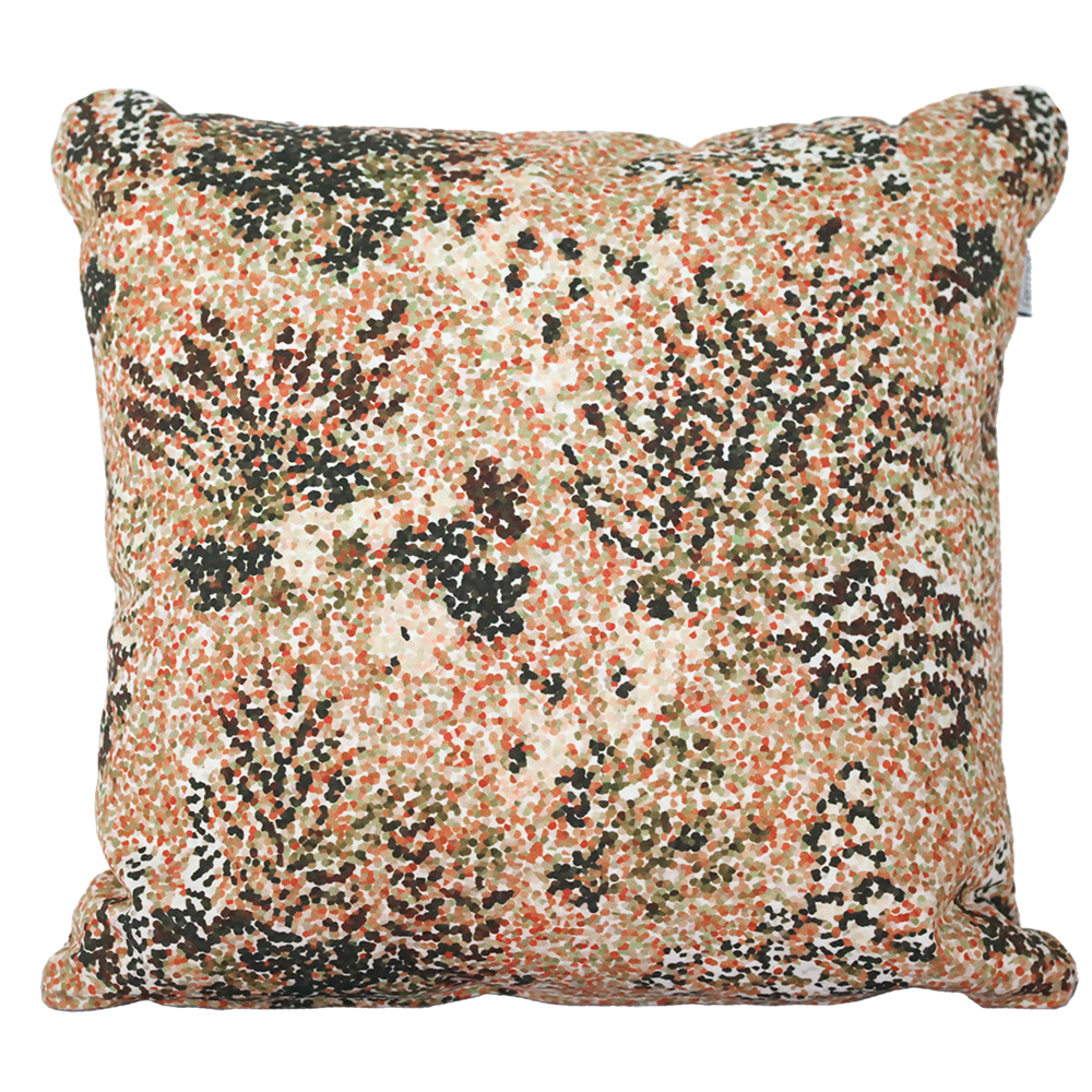 BOUQUET SAUVAGE PIXELS CUSHION 44x44cm