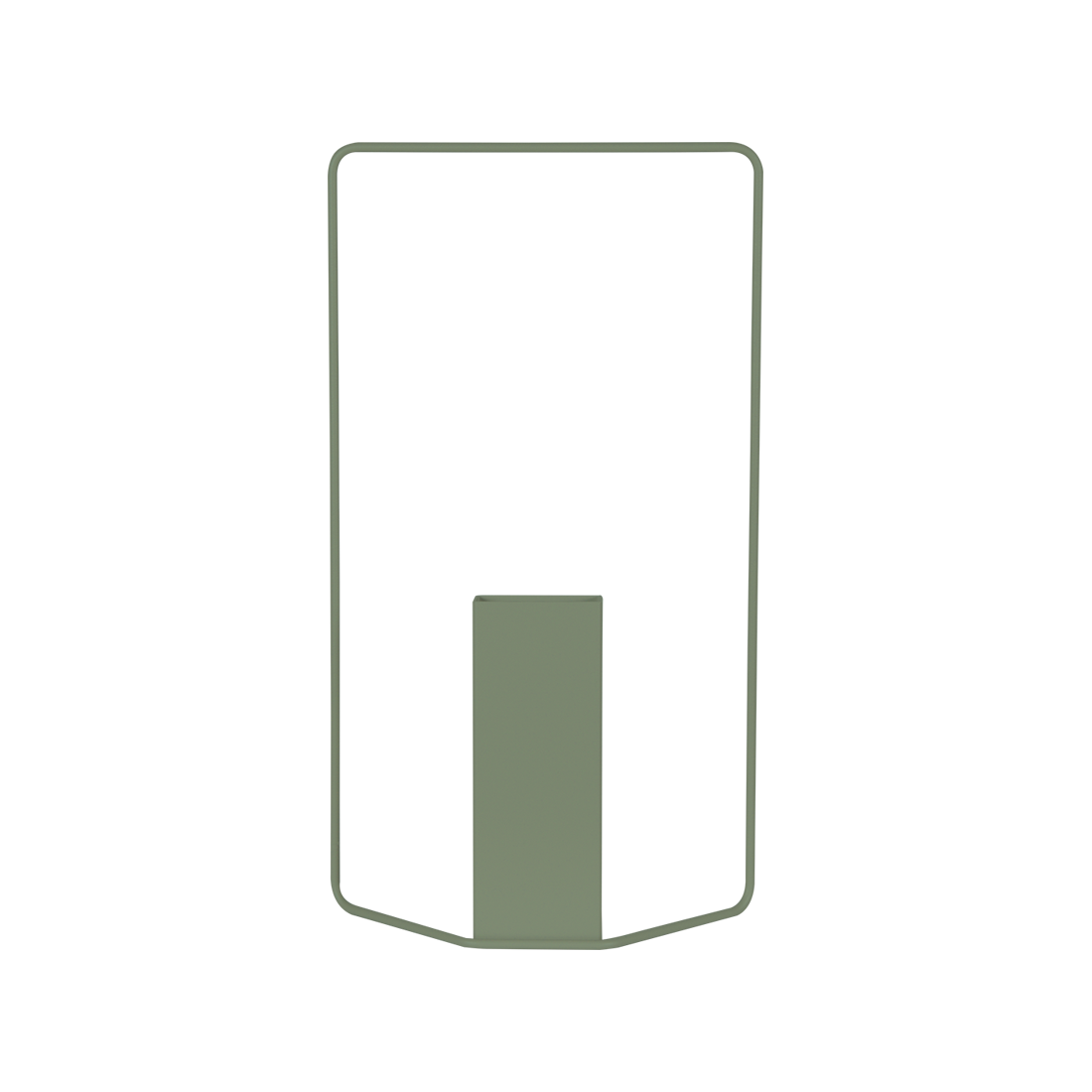 ITAC RECTANGULAR VASE