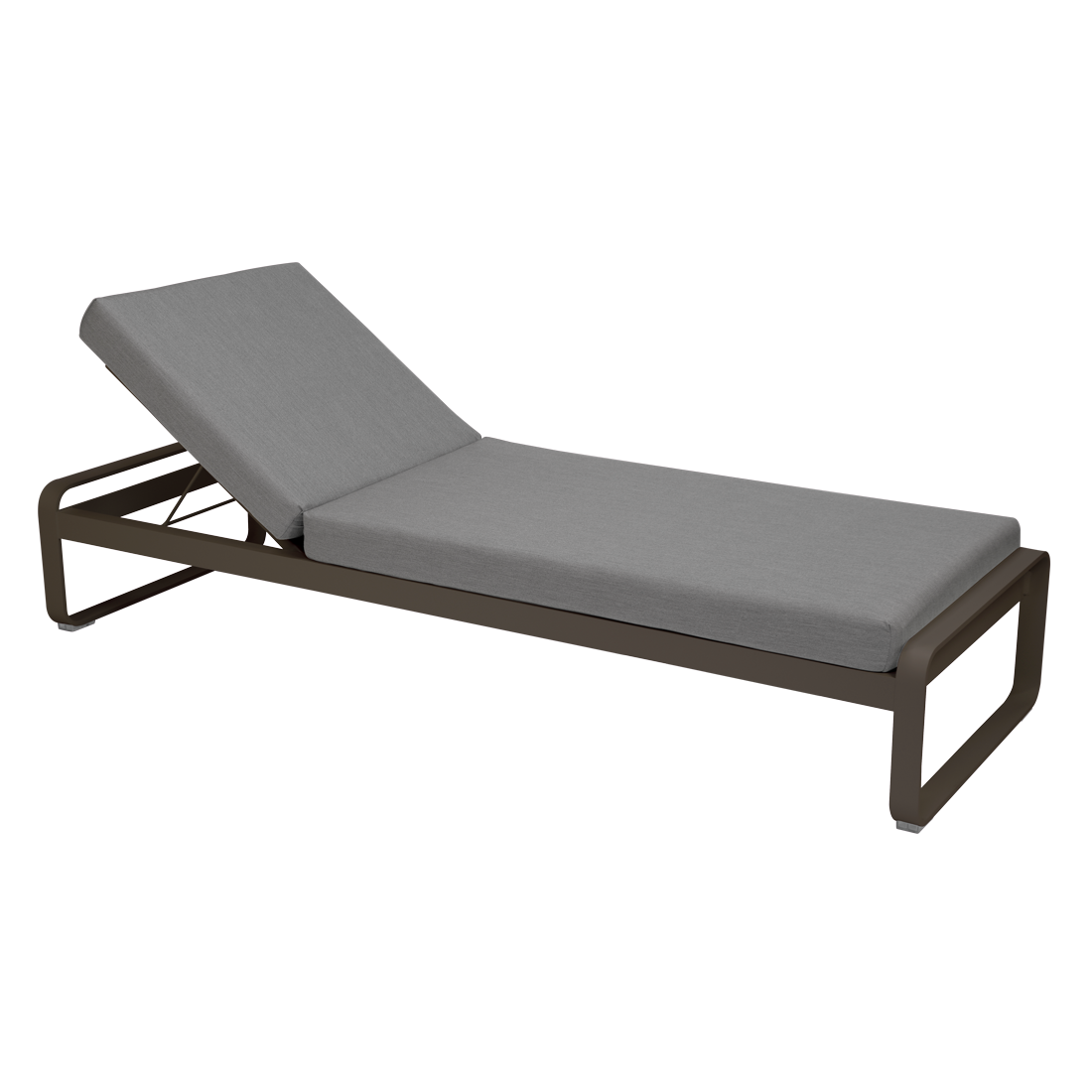 BELLEVIE SUNLOUNGER-FLANNEL GREY CUSHION