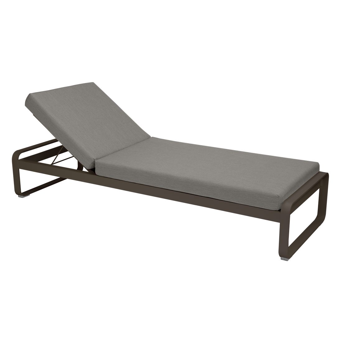 BELLEVIE SUNLOUNGER-GREY TAUPE CUSHION