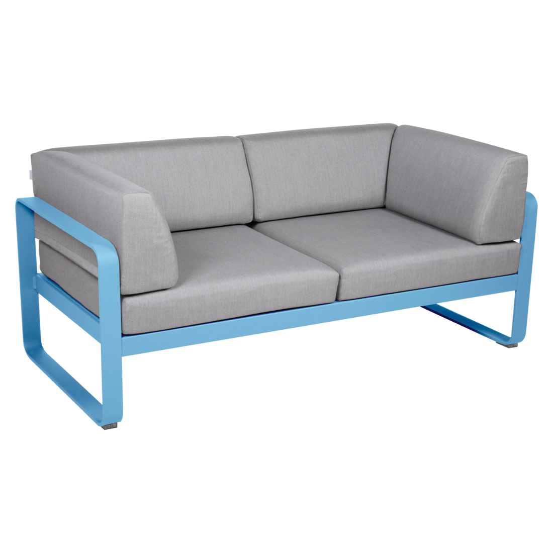 BELLEVIE 2-SEATER CLUB SOFA-FLANNEL GREY CUSHION
