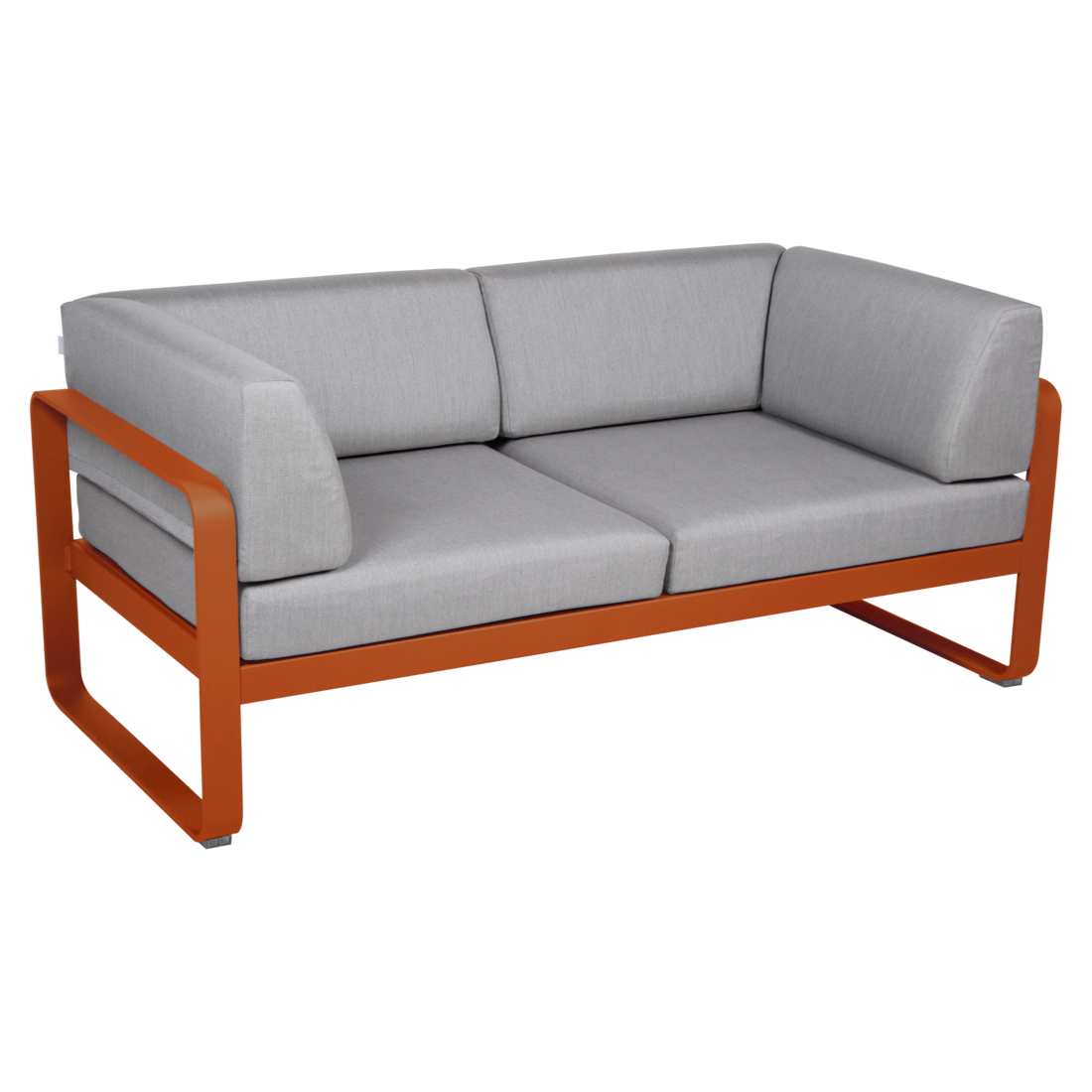 BELLEVIE 2-SEATER CLUB SOFA-FLANNEL GREY CUSHION