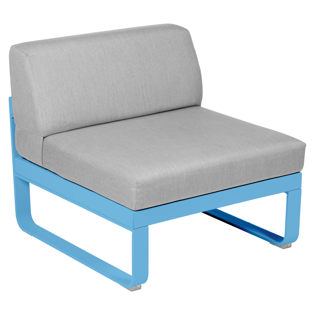BELLEVIE 1-SEATER CENTRAL MODULE-FLANNEL GREY CUSHION