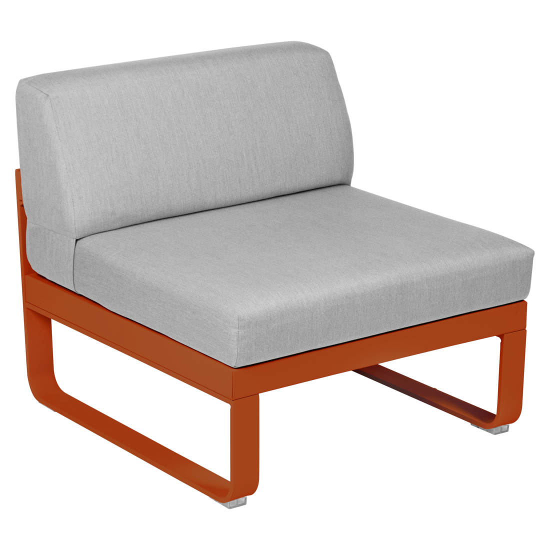BELLEVIE 1-SEATER CENTRAL MODULE-FLANNEL GREY CUSHION