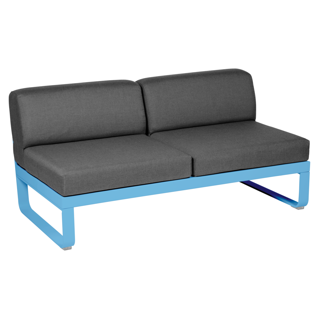 BELLEVIE 2-SEATER CENTRAL MODULE-GRAPHITE GREY CUSHION