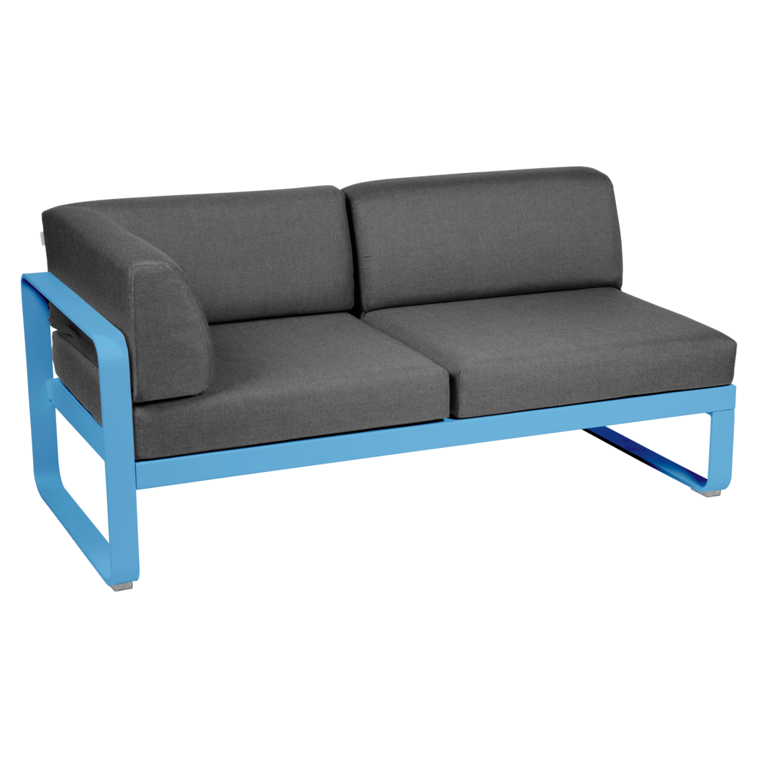 BELLEVIE 2-SEATER LEFT CORNER MODULE-GRAPHITE GREY CUSHION