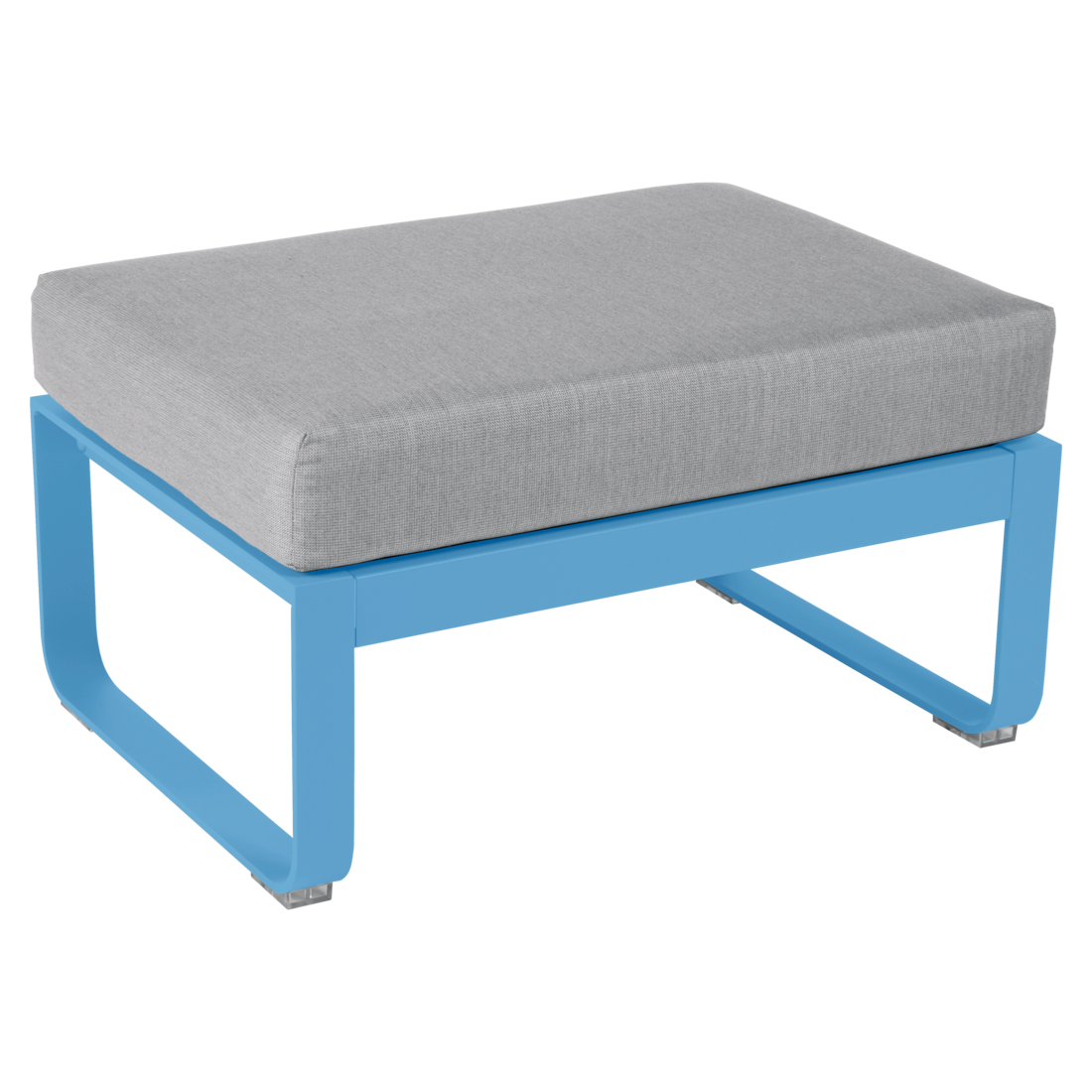 BELLEVIE 1-SEATER OTTOMAN-FLANNEL GREY CUSHION