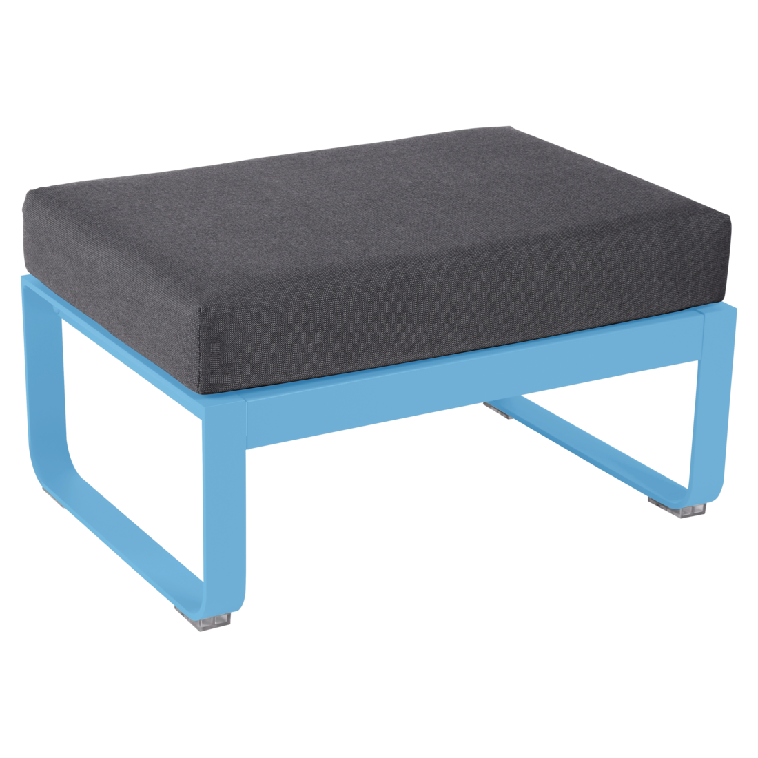 BELLEVIE 1-SEATER OTTOMAN-GRAPHITE GREY CUSHION