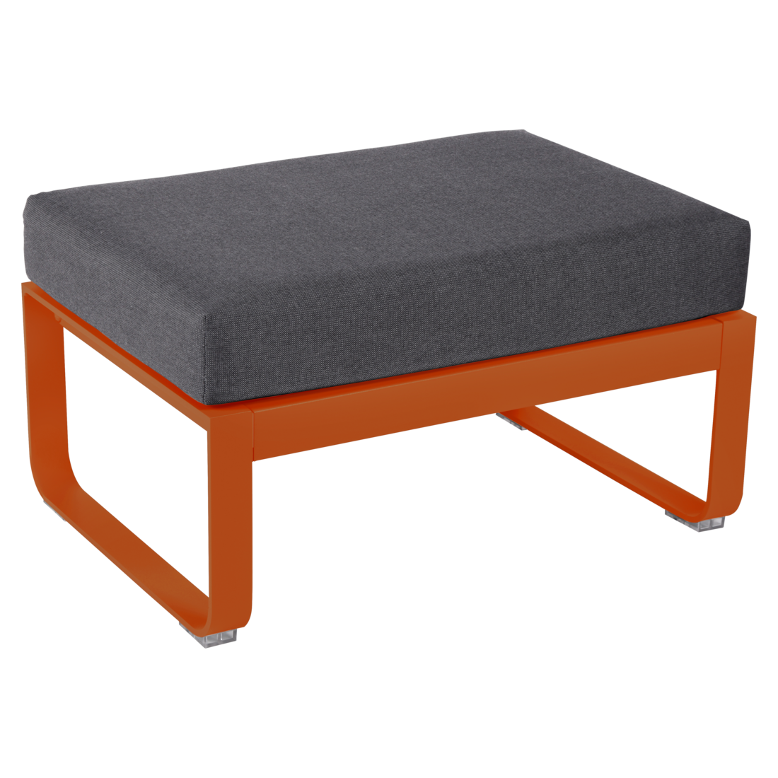 BELLEVIE 1-SEATER OTTOMAN-GRAPHITE GREY CUSHION