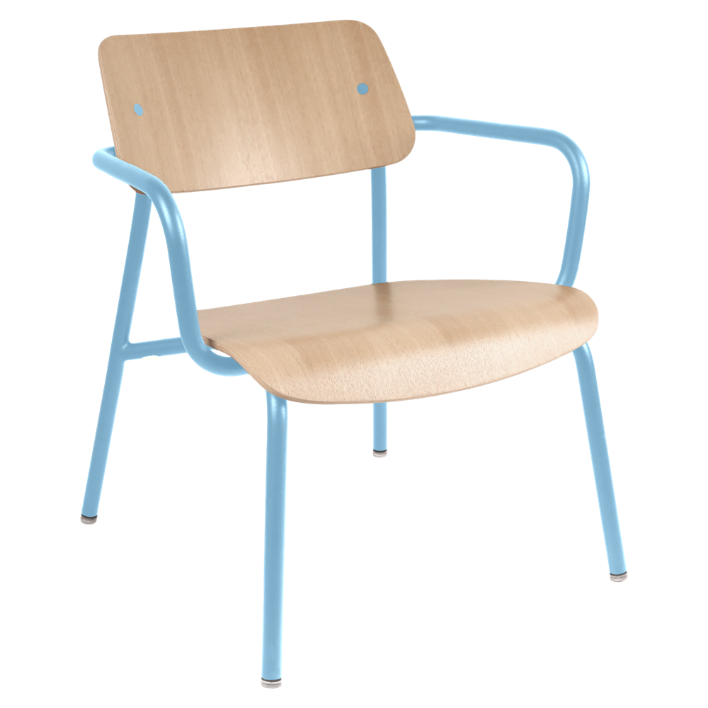STUDIE OAK LOUNGE ARMCHAIR