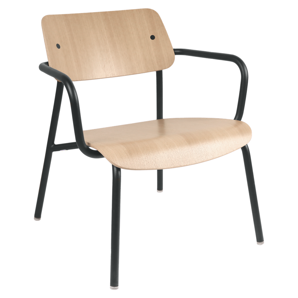 STUDIE OAK LOUNGE ARMCHAIR