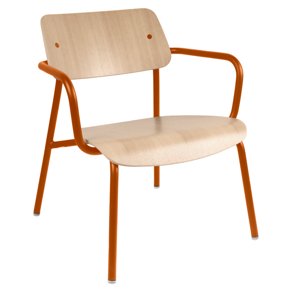 STUDIE OAK LOUNGE ARMCHAIR