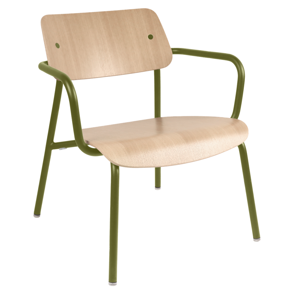 STUDIE OAK LOUNGE ARMCHAIR