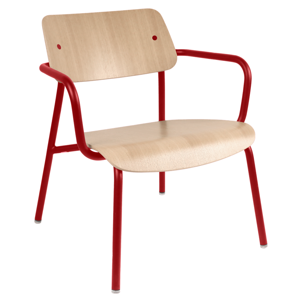 STUDIE OAK LOUNGE ARMCHAIR