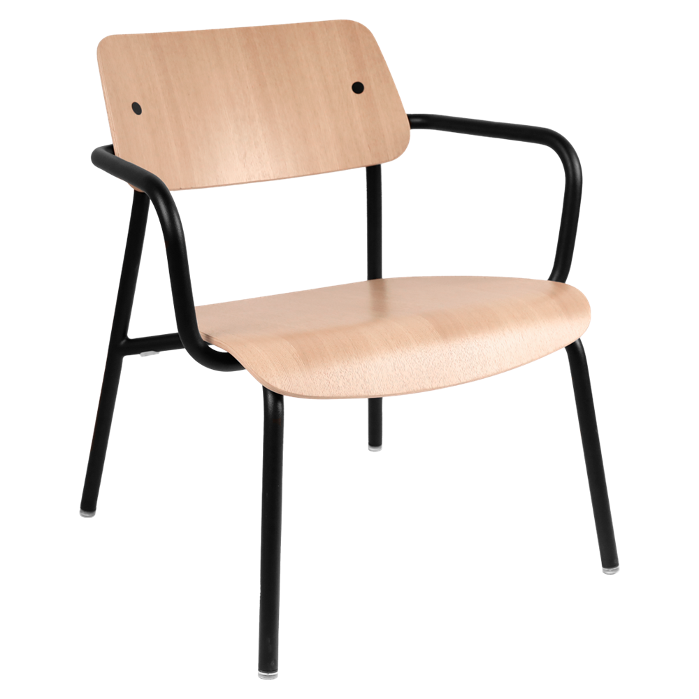 STUDIE OAK LOUNGE ARMCHAIR