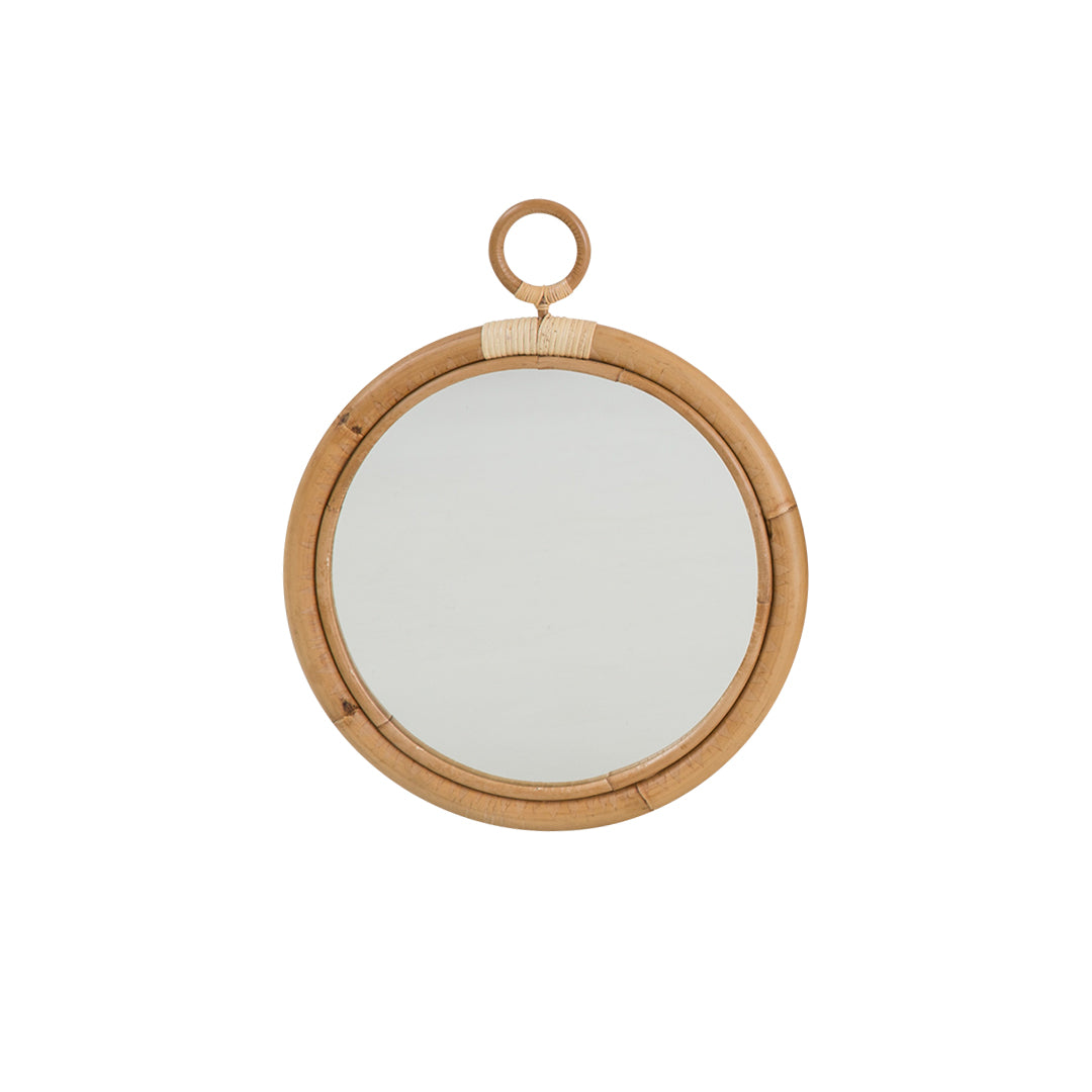 ELLA　MIRROR　エラミラー　ラタンミラー　40cm Ella Mirror Small 40cm dia | Sika Design